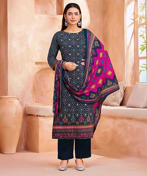 Black  Jam Casual Wear Salwar Kameez in edinburgh