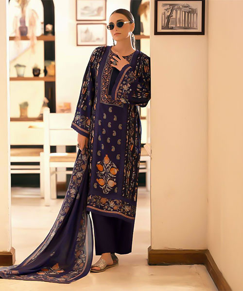 Violet Lawn  Casual Wear Salwar Kameez in oxford