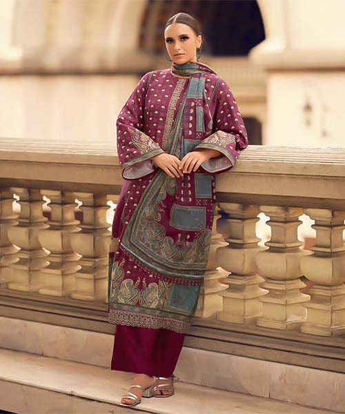 Magenta  Viscose Casual Wear Salwar Kameez in hereford