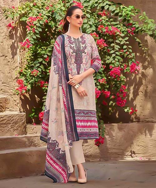 White  Lawn Casual Wear Salwar Kameez in austin