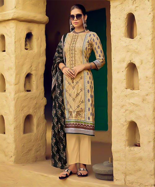 Yellow Lawn Casual Wear Salwar Kameez in ipswich