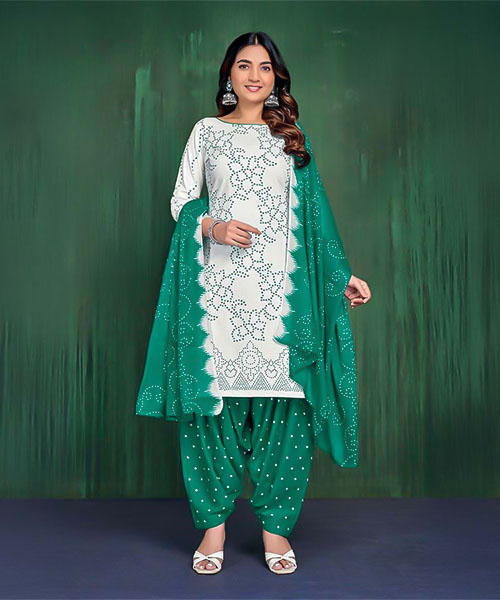 White  Cotton Casual Wear Salwar Kameez