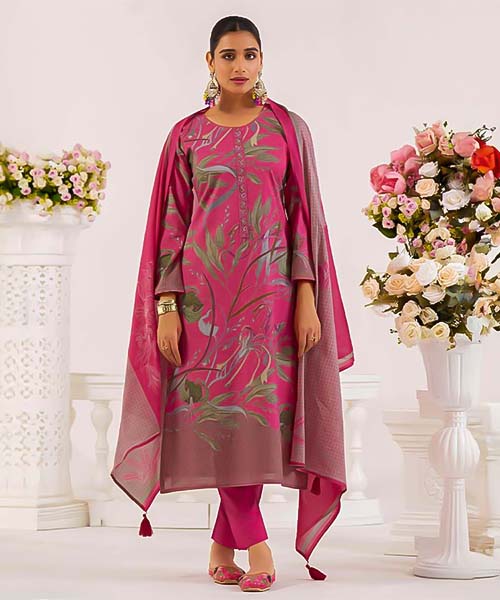 Pink Lawn Cotton Casual Wear Salwar Kameez in swansea