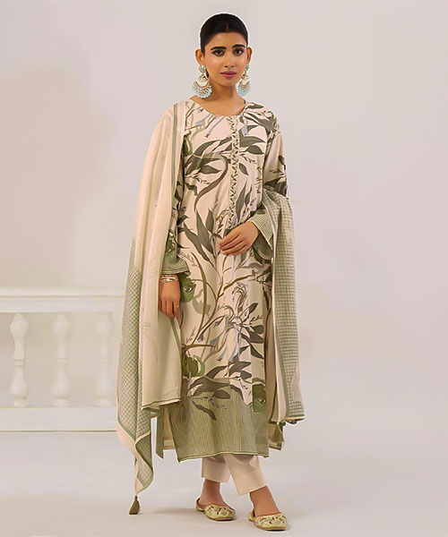 Green  Lawn Cotton Casual Wear Salwar Kameez in swansea