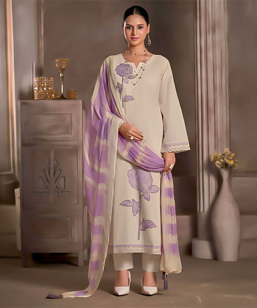 White  Lawn Cotton Casual Wear Salwar Kameez in swansea