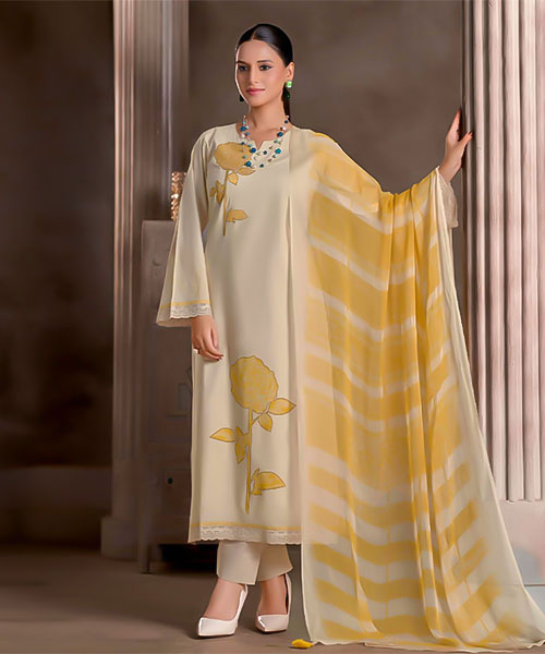 White  Lawn Cotton Casual Wear Salwar Kameez in swansea