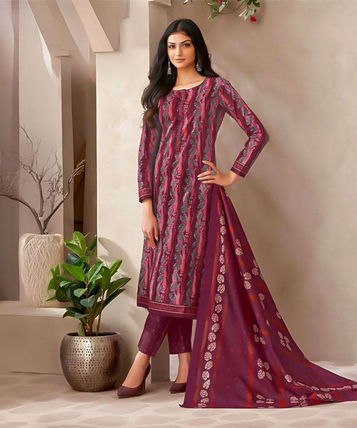 Magenta  Cotton Casual Wear Salwar Kameez in norway