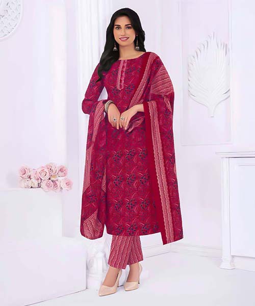 Red  Cotton Casual Wear Salwar Kameez in austin