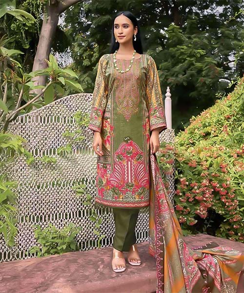 Green Cambric Casual Wear Salwar Kameez in las vegas