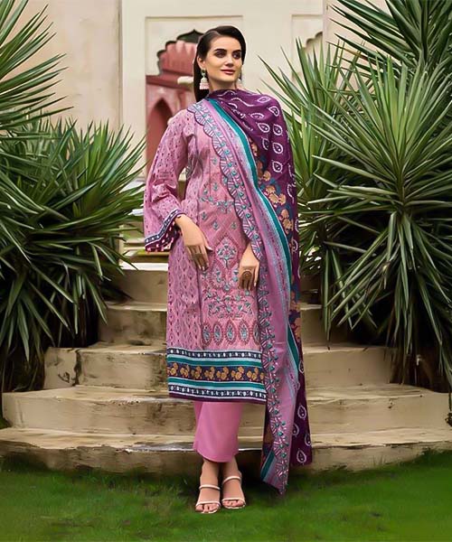 Purple  Cambric Casual Wear Salwar Kameez in denver