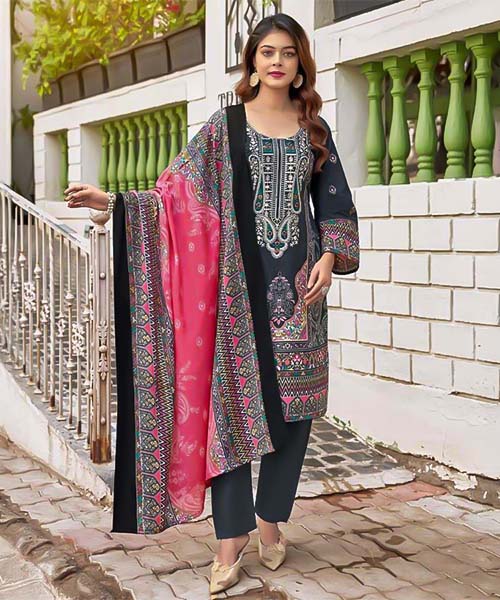 Grey Fancy Casual Wear Salwar Kameez in northampton