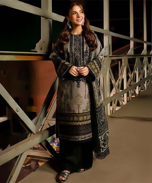 Black  Cotton Printed Salwar Kameez in seattle