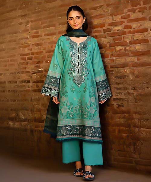 Green Cotton Printed Salwar Kameez in seattle