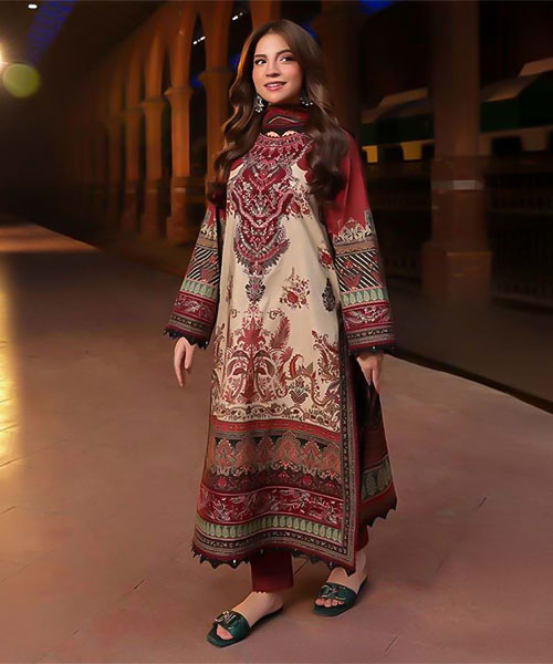 Red  Cotton Printed Salwar Kameez in seattle