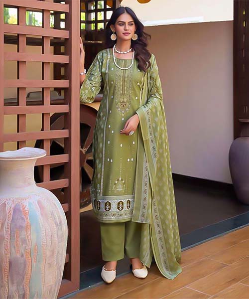 Green  Cotton Casual Wear Salwar Kameez in middlesbrough