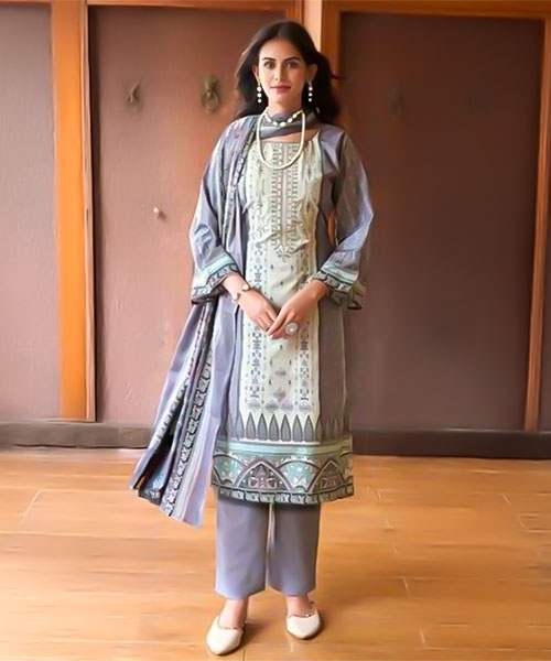 Purple  Cotton Casual Wear Salwar Kameez in middlesbrough
