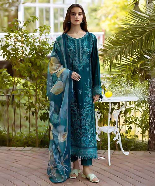 Green  Cotton Casual Wear Salwar Kameez