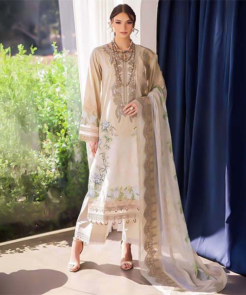 White  Cotton Casual Wear Salwar Kameez in united states