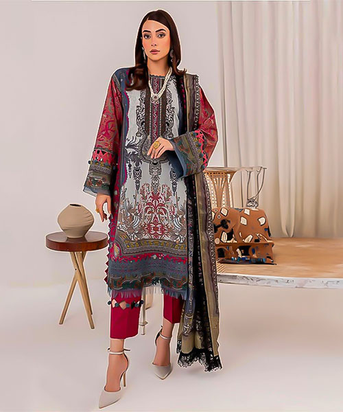 Black  Cotton Printed Salwar Kameez in mumbai