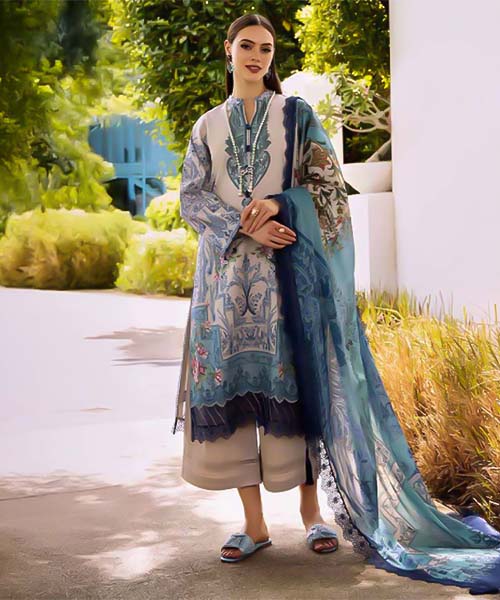 White  Cotton Casual Wear Salwar Kameez