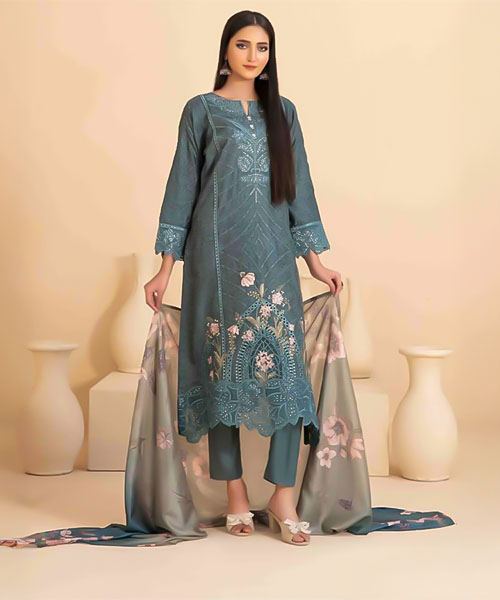 Blue  Cotton Casual Wear Salwar Kameez in walsall