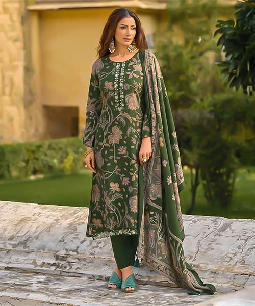 Green  Cambric Casual Wear Salwar Kameez in denver