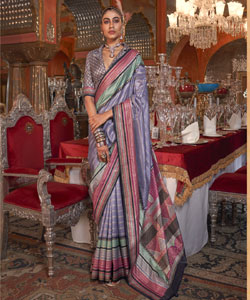 Dazzling Silk Saree Elevate Your Party Look