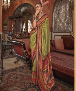 Dazzling Silk Saree Elevate Your Party Look