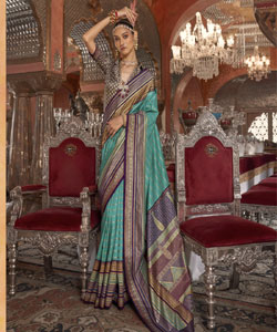 Dazzling Silk Saree Elevate Your Party Look