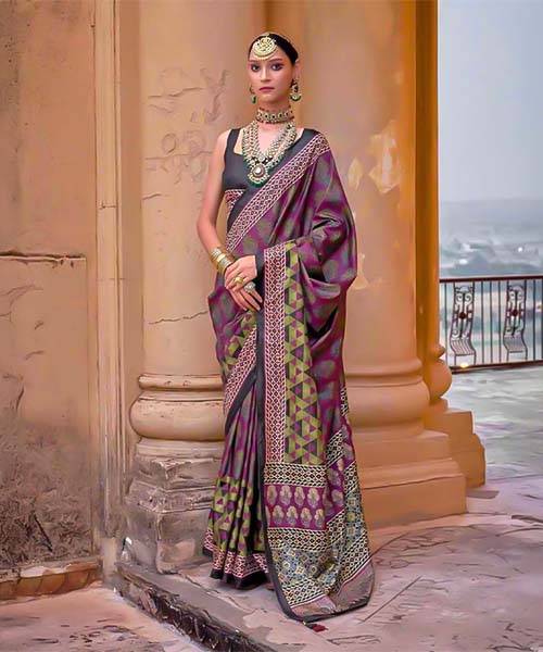 Red  Silk  Casual Wear Saree in denver