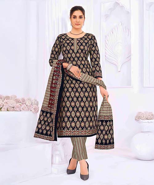 Black  Cotton Casual Wear Salwar Kameez in ipswich