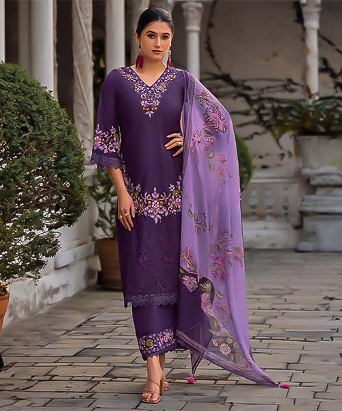 Purple  Viscose  Casual Wear Kurti in delhi