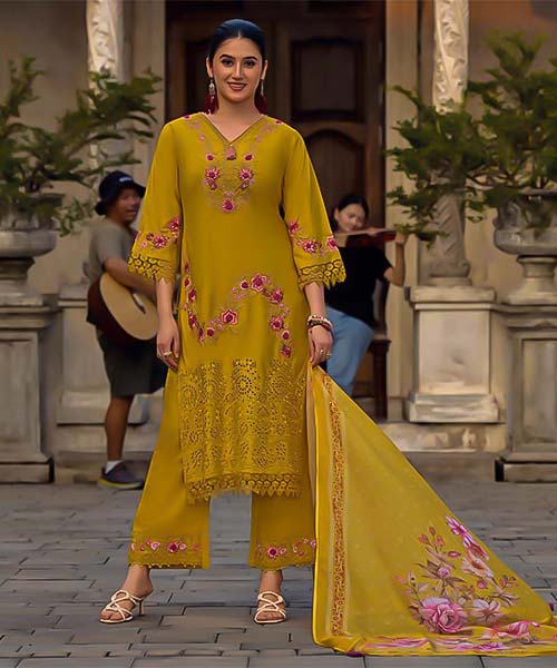 Yellow Viscose  Casual Wear Kurti in delhi