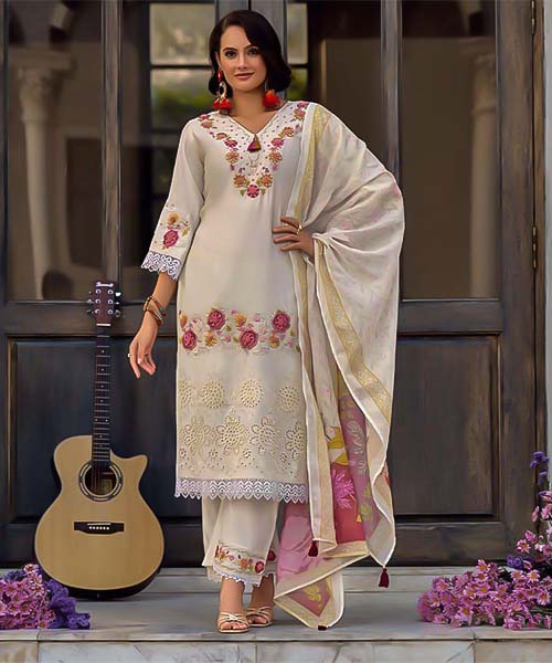 White Viscose  Casual Wear Kurti in delhi