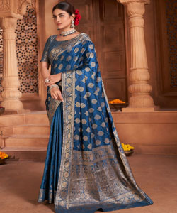 Designer saree Jacquard Woven Work