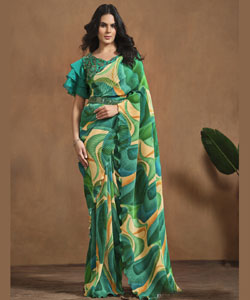 Fashion Meets Tradition Captivating Printed Sarees