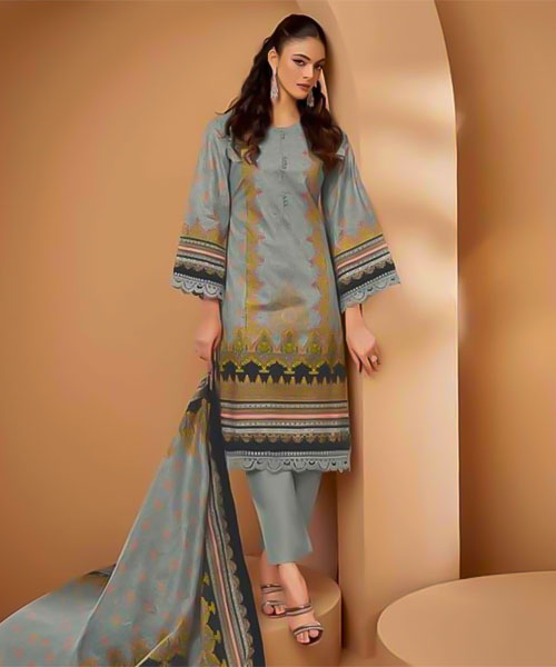 Grey Cambric Casual Wear Salwar Kameez in milton keynes