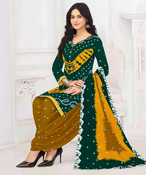 Green  Rayon Casual Wear Salwar Kameez in northampton