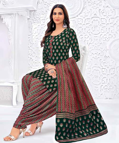 Green  Cotton Casual Wear Salwar Kameez in liverpool