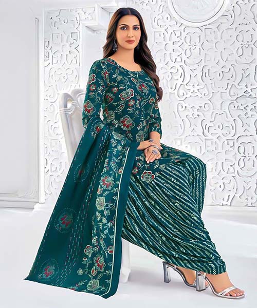 Green  Cotton Casual Wear Salwar Kameez in liverpool