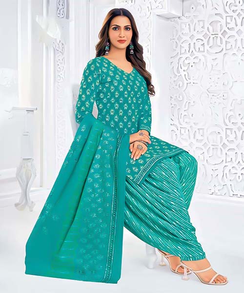 Green  Cotton Casual Wear Salwar Kameez in liverpool