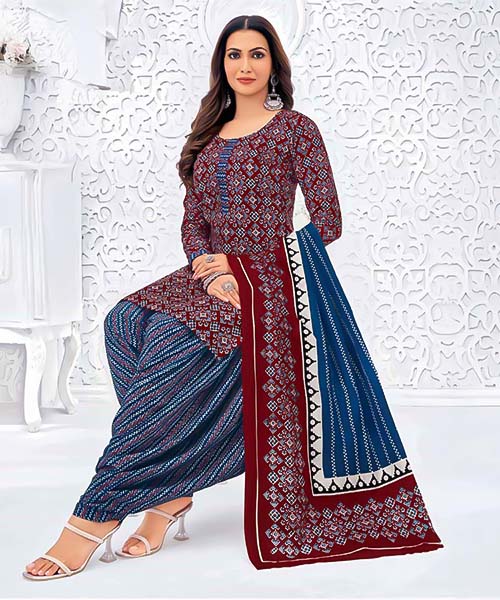 Red  Cotton Casual Wear Salwar Kameez in liverpool
