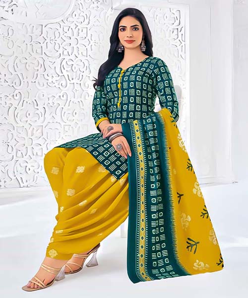 Green  Cotton Casual Wear Salwar Kameez in liverpool