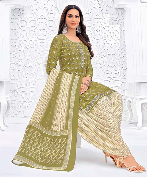 Green  Cotton Casual Wear Salwar Kameez in liverpool