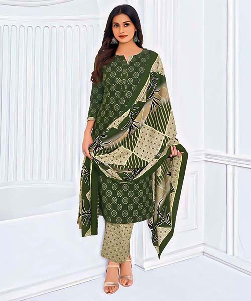Green  Cotton Casual Wear Salwar Kameez in tucson