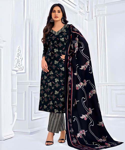 Black  Cotton Casual Wear Salwar Kameez in tucson