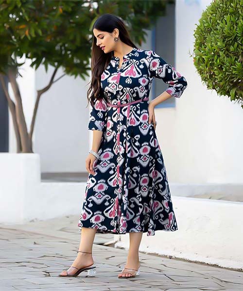 Black  Rayon Casual Wear Kurti in milwaukee