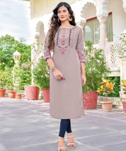 Beautiful Printed Kurtis  with Heavy Handwork