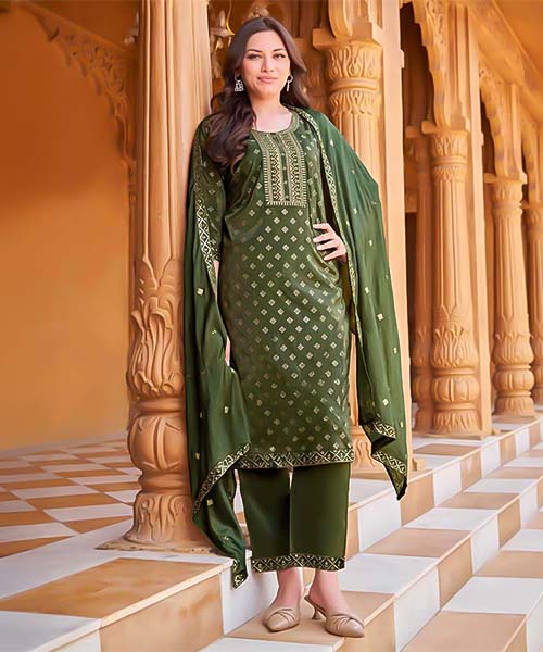 Green  Viscose Casual Wear Salwar Kameez in ipswich