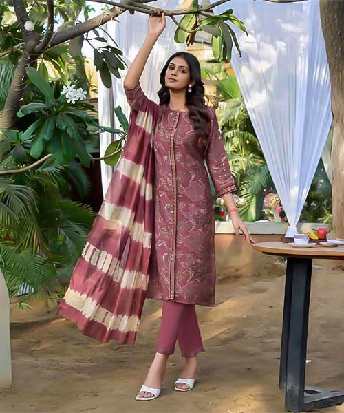 Pink Vetican Casual Wear Salwar Kameez in hereford